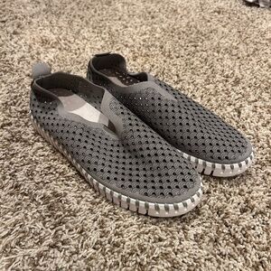 Ilse Jacobsen Tulip Flats Gray Pattern Women’s US 6.5 (EU 37)